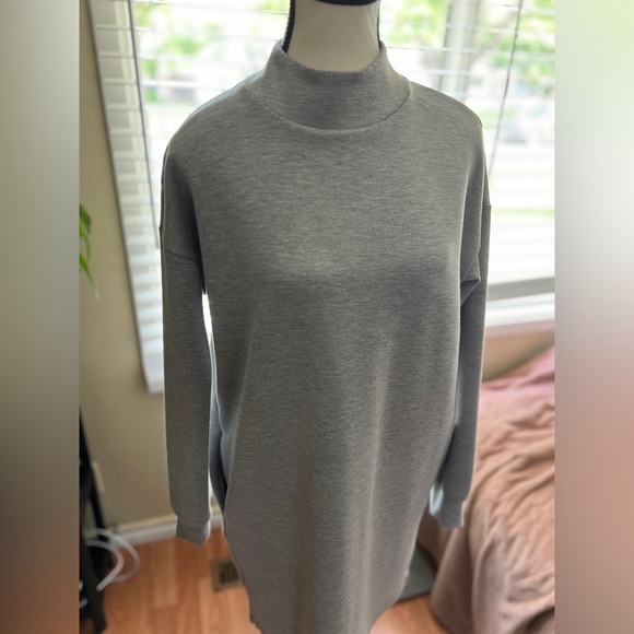 Joe Fresh Grey Sweatshirt Dress - Picture 1 of 6